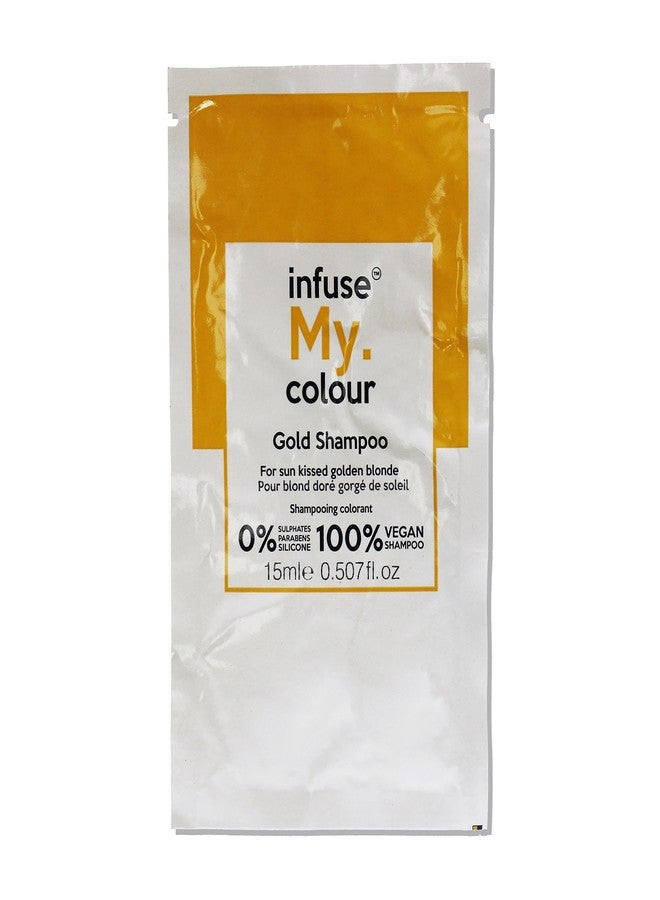 infuse my. colour Gold Shampoo Unisex 15 ml - Image 1
